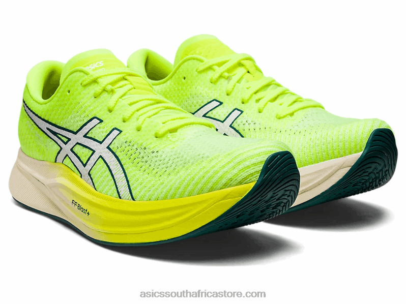 Women Asics Magic Speed 2 LH4X02700 Safety Yellow/White
