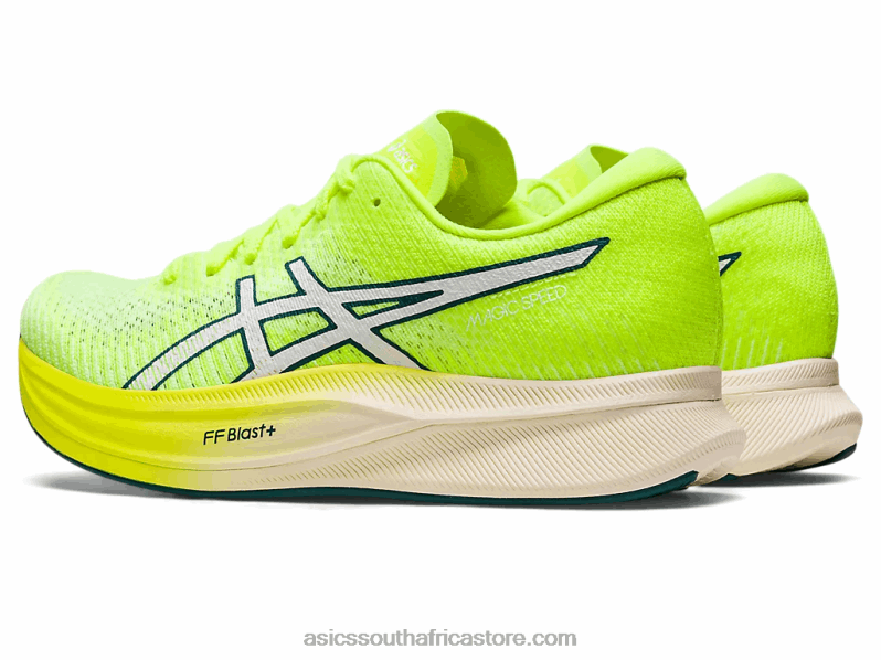Women Asics Magic Speed 2 LH4X02700 Safety Yellow/White