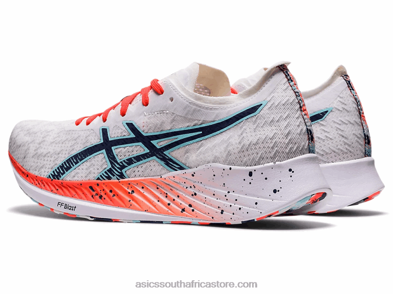 Women Asics Magic Speed LH4X03741 White/Thunder Blue