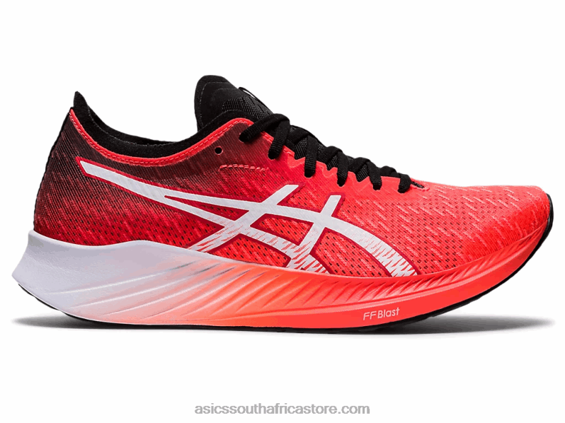Women Asics Magic Speed LH4X03949 Sunrise Red/White