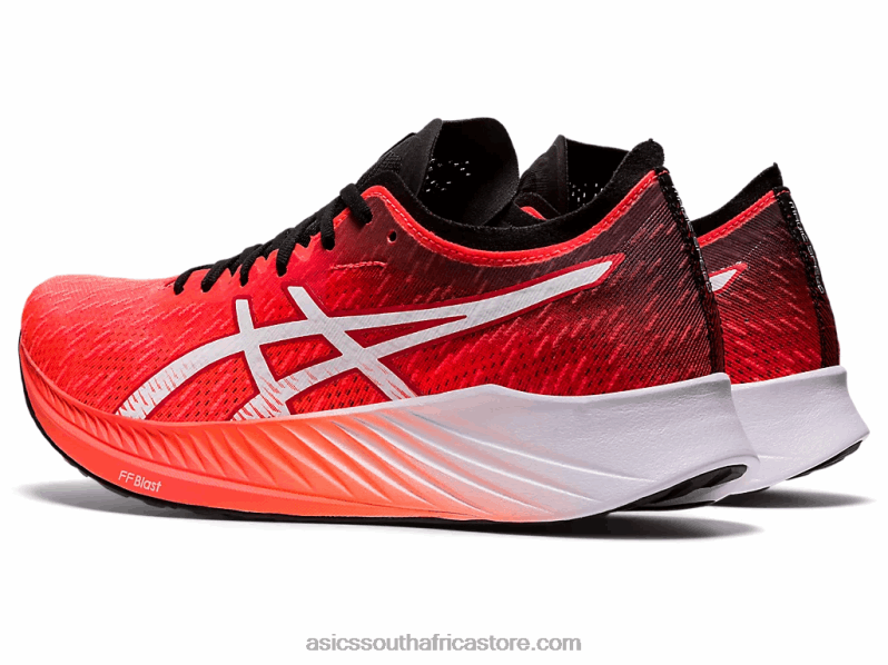 Women Asics Magic Speed LH4X03949 Sunrise Red/White