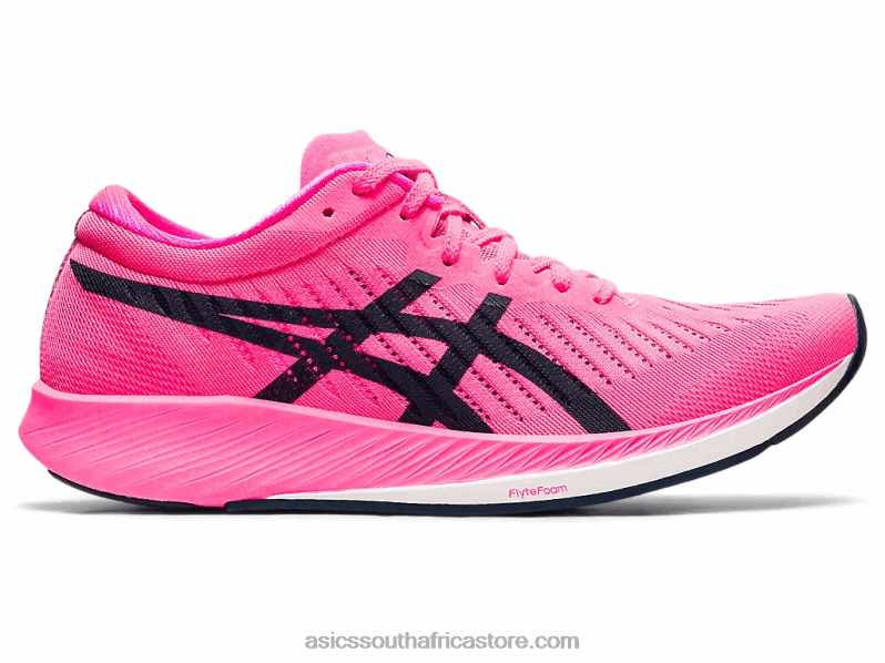Women Asics Metaracer LH4X04046 Hot Pink/French Blue