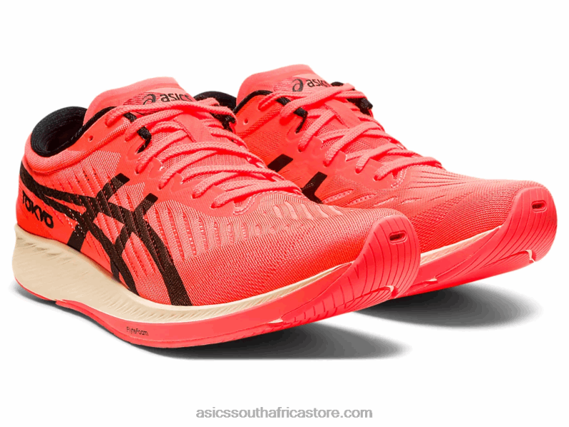Women Asics Metaracer Tokyo LH4X04159 Sunrise Red/Black