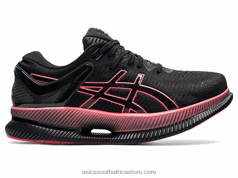 Women Asics Metaride LH4X03887 Black/Blazing Coral