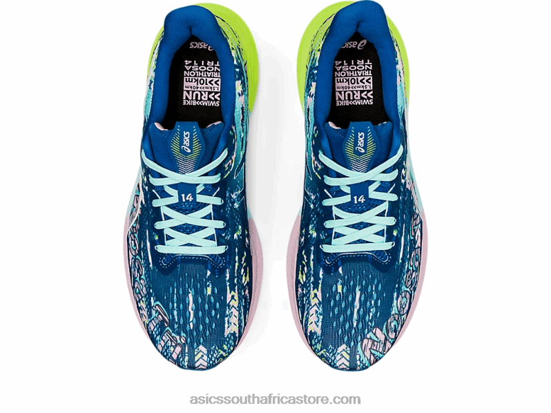 Women Asics Noosa Tri 14 LH4X02976 Lake Drive/White