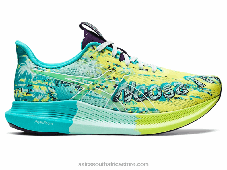 Women Asics Noosa Tri 14 LH4X03118 Safety Yellow/Soothing Sea