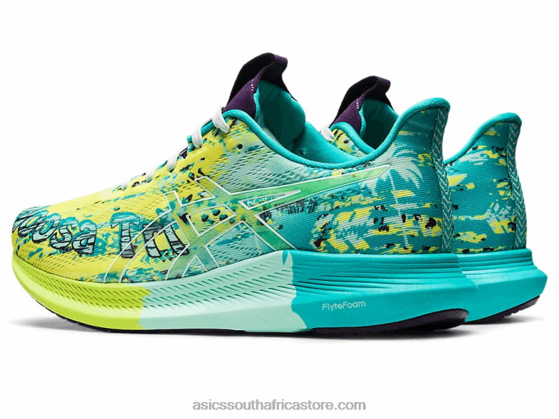 Women Asics Noosa Tri 14 LH4X03118 Safety Yellow/Soothing Sea