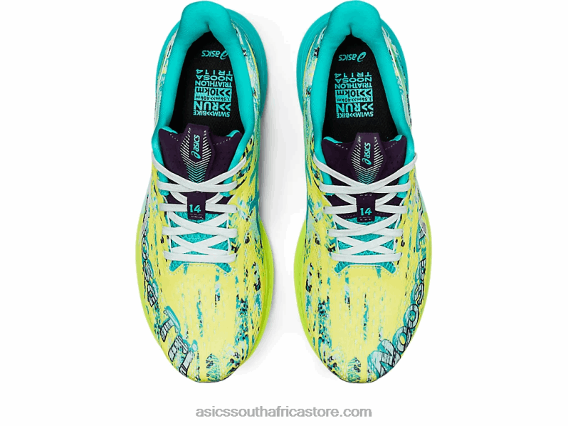 Women Asics Noosa Tri 14 LH4X03118 Safety Yellow/Soothing Sea