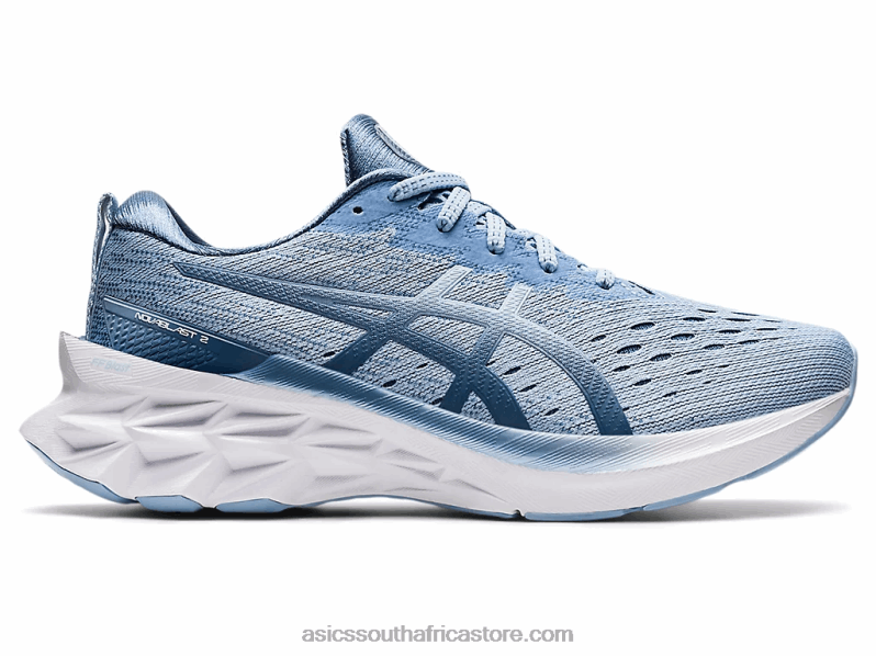Women Asics Novablast 2 LH4X03908 Mist/Soft Sky