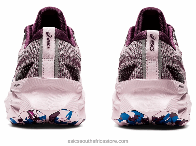 Women Asics Novablast 2 Le LH4X03527 Deep Plum/Barely Rose