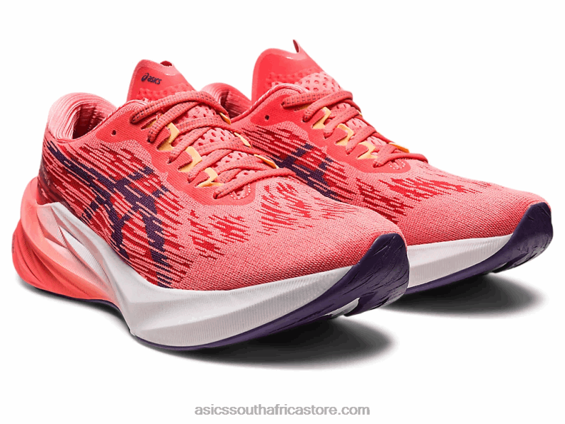 Women Asics Novablast 3 LH4X02416 Papaya/Dusty Purple