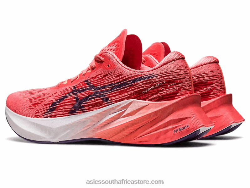 Women Asics Novablast 3 LH4X02416 Papaya/Dusty Purple