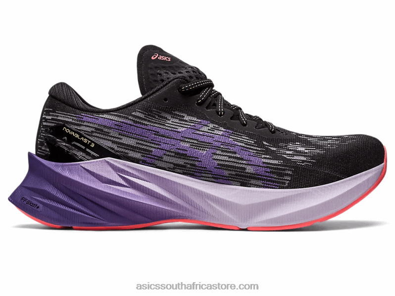 Women Asics Novablast 3 LH4X02460 Black/Dusty Purple