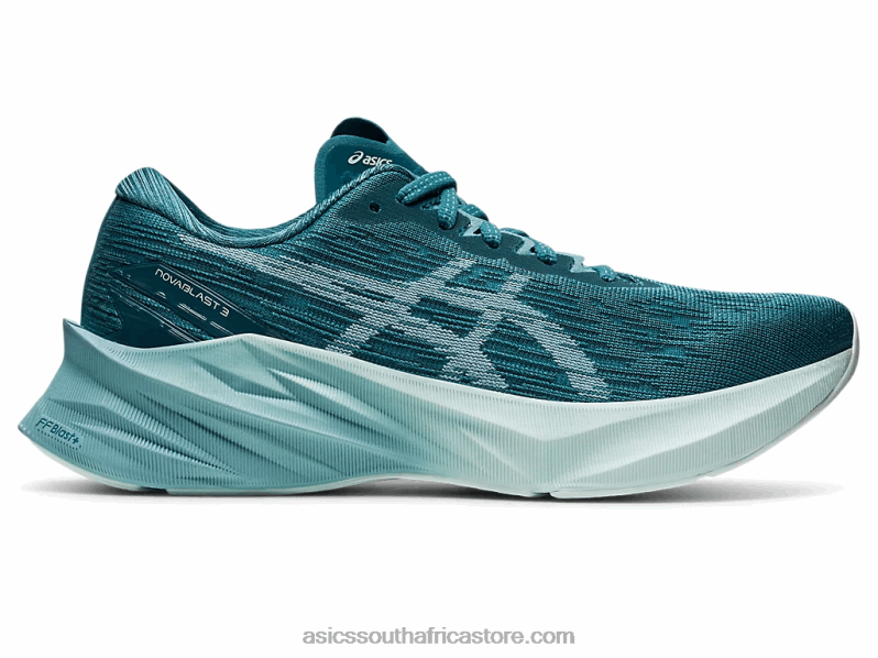 Women Asics Novablast 3 LH4X02884 Misty Pine/Smoke Blue