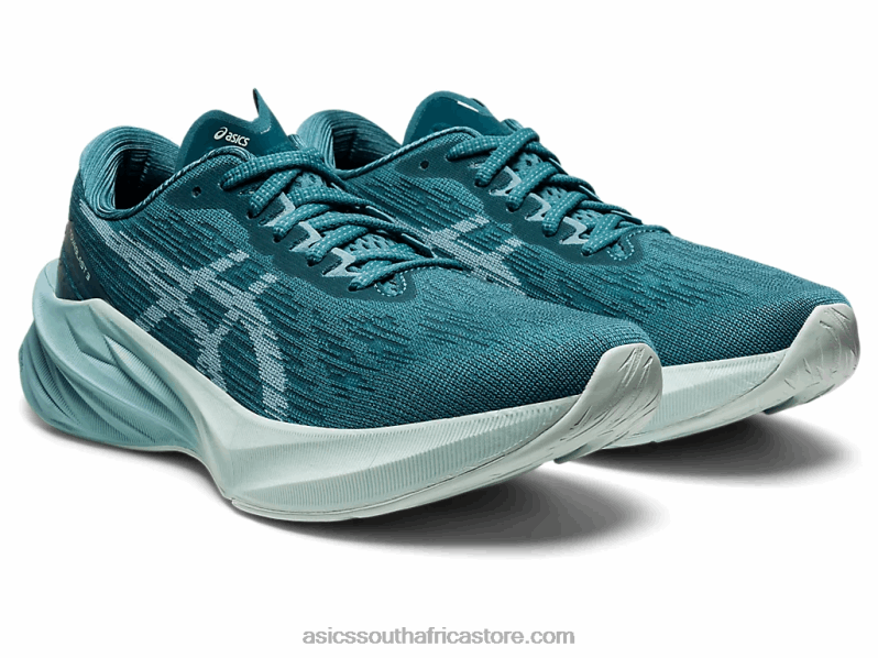 Women Asics Novablast 3 LH4X02884 Misty Pine/Smoke Blue