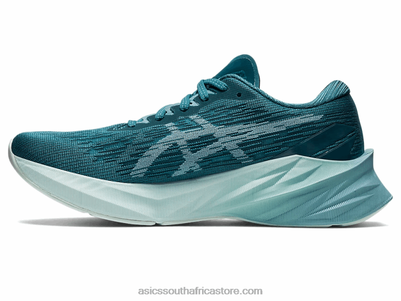 Women Asics Novablast 3 LH4X02884 Misty Pine/Smoke Blue
