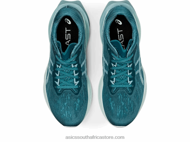 Women Asics Novablast 3 LH4X02884 Misty Pine/Smoke Blue