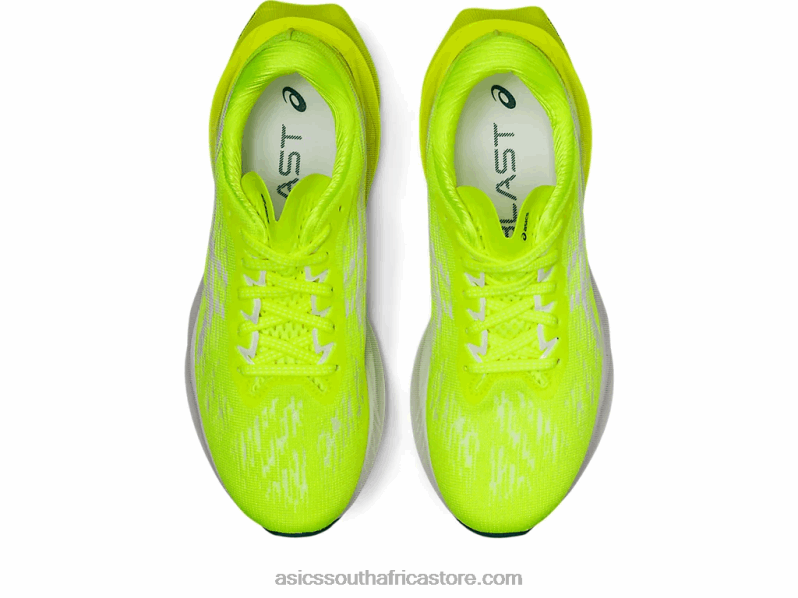 Women Asics Novablast 3 LH4X02959 Safety Yellow/White