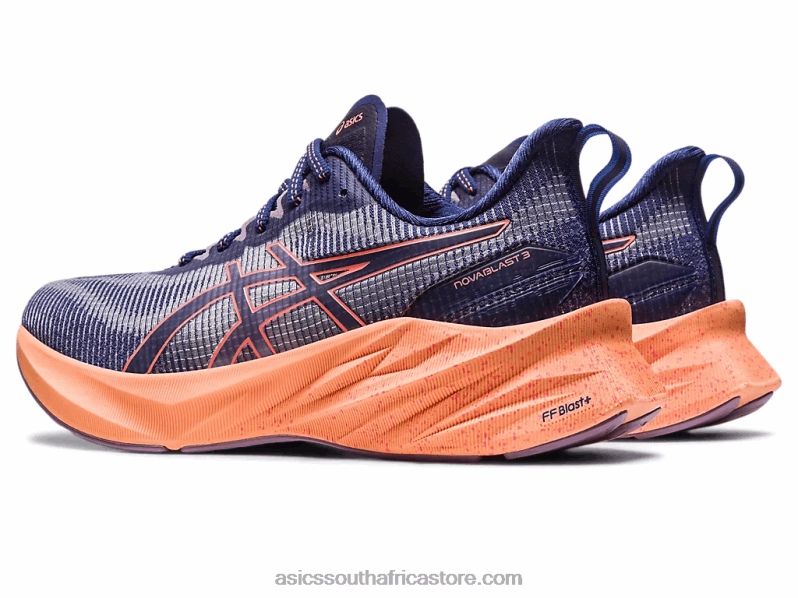 Women Asics Novablast 3 Le LH4X02291 Indigo Blue/Papaya