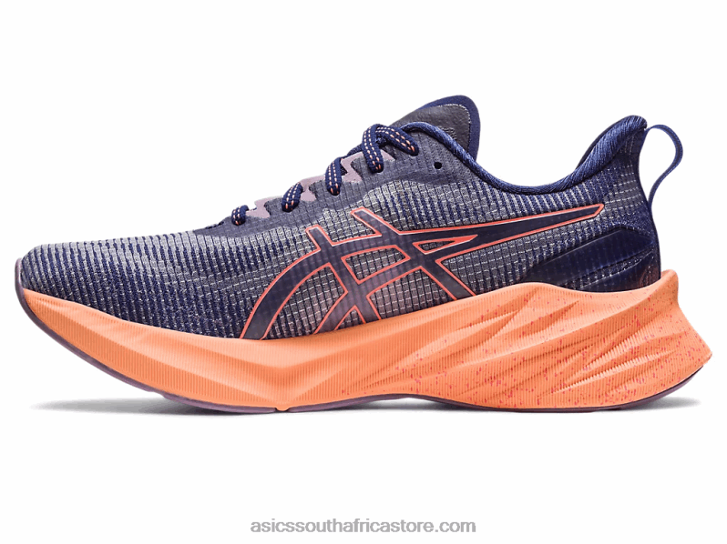 Women Asics Novablast 3 Le LH4X02291 Indigo Blue/Papaya
