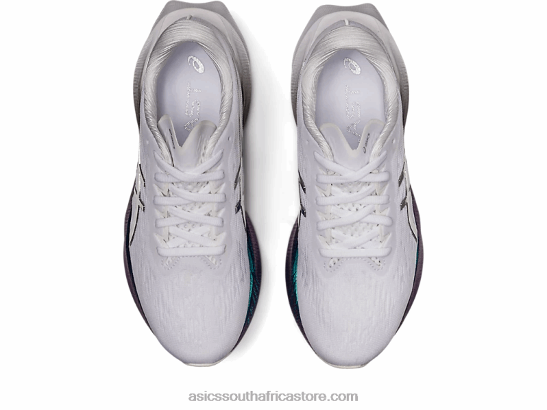 Women Asics Novablast 3 Platinum LH4X02897 White/Pure Silver