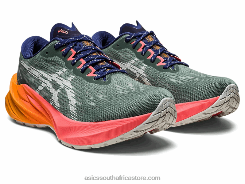 Women Asics Novablast 3 Tr LH4X02485 Nature Bathing/Papaya