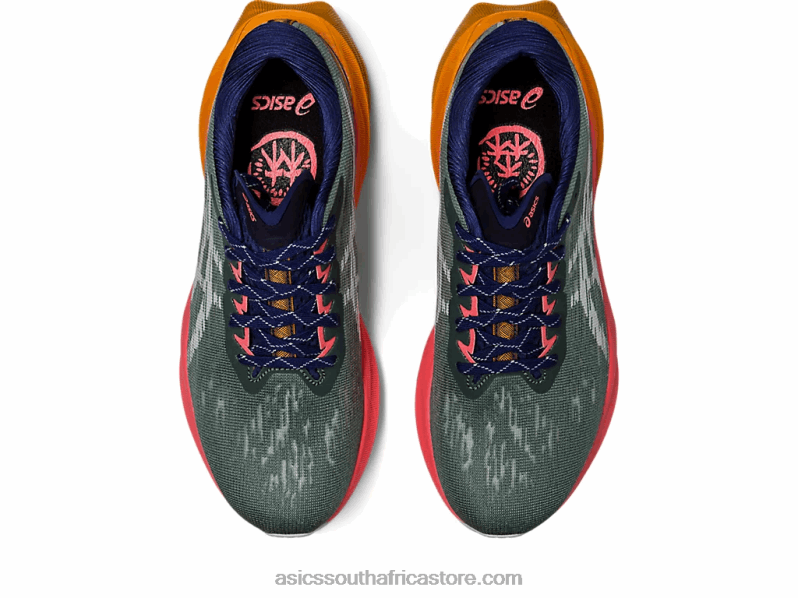 Women Asics Novablast 3 Tr LH4X02485 Nature Bathing/Papaya