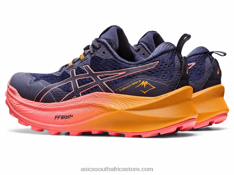 Women Asics Trabuco Max 2 LH4X02286 Midnight/Papaya