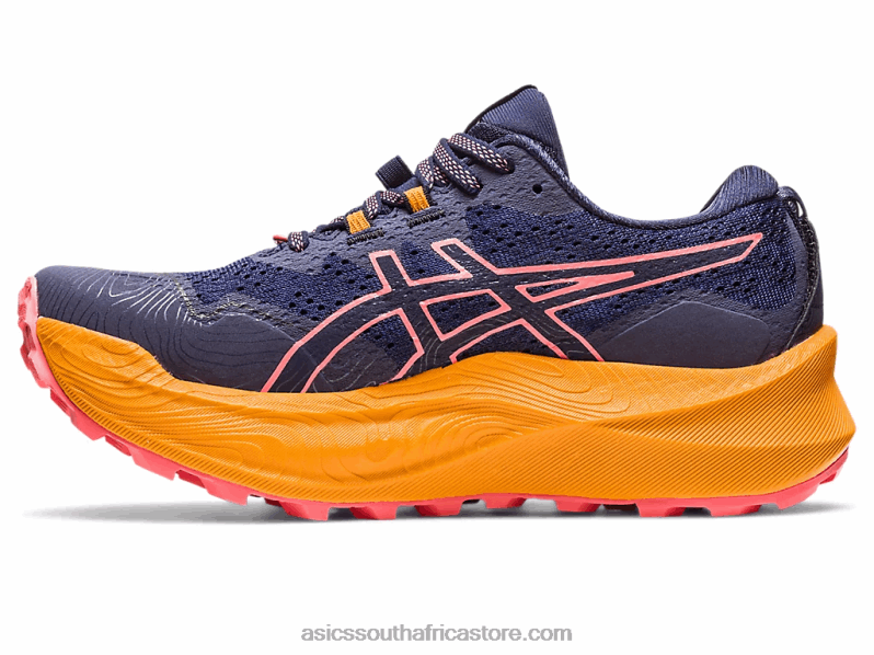 Women Asics Trabuco Max 2 LH4X02286 Midnight/Papaya