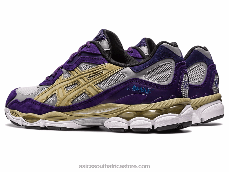 Women Asics Awake Ny X Gel-Nyc LH4X0307 Pure Silver/Gothic Grape