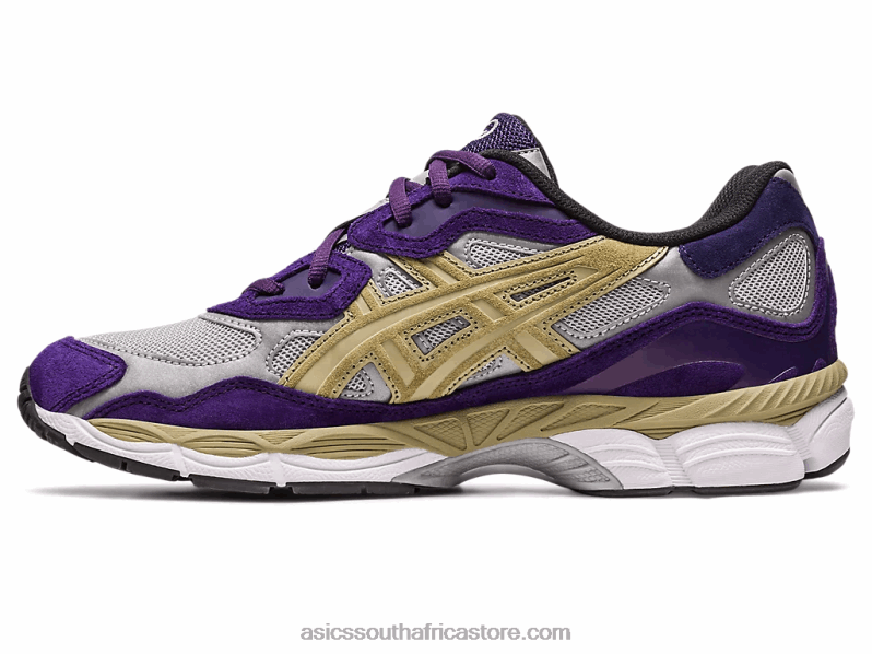 Women Asics Awake Ny X Gel-Nyc LH4X0307 Pure Silver/Gothic Grape