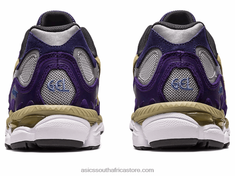 Women Asics Awake Ny X Gel-Nyc LH4X0307 Pure Silver/Gothic Grape