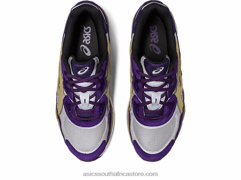 Women Asics Awake Ny X Gel-Nyc LH4X0307 Pure Silver/Gothic Grape