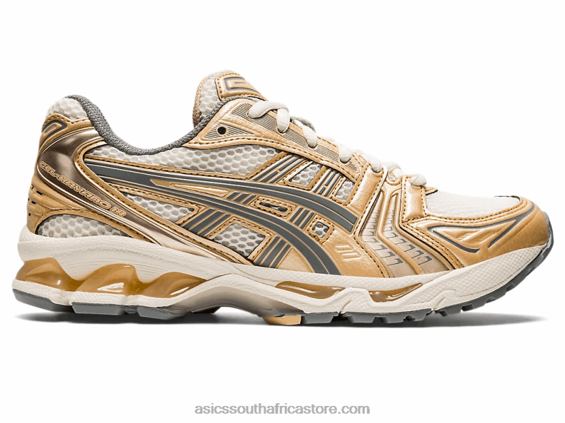 Women Asics Gel-Kayano 14 LH4X02900 Cream/Clay Grey