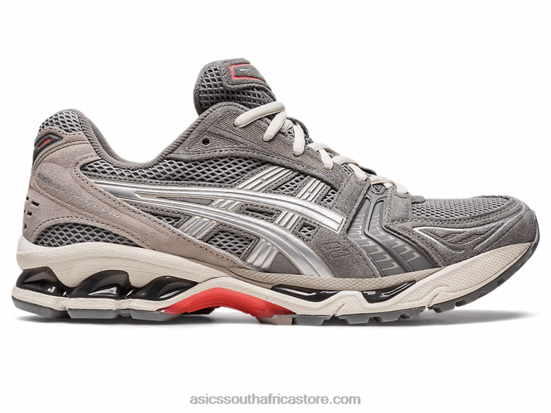 Women Asics Gel-Kayano 14 LH4X0653 Clay Grey/Pure Silver