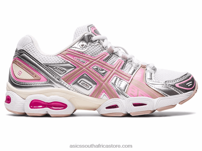 Women Asics Gel-Nimbus 9 LH4X02255 White/Pure Silver