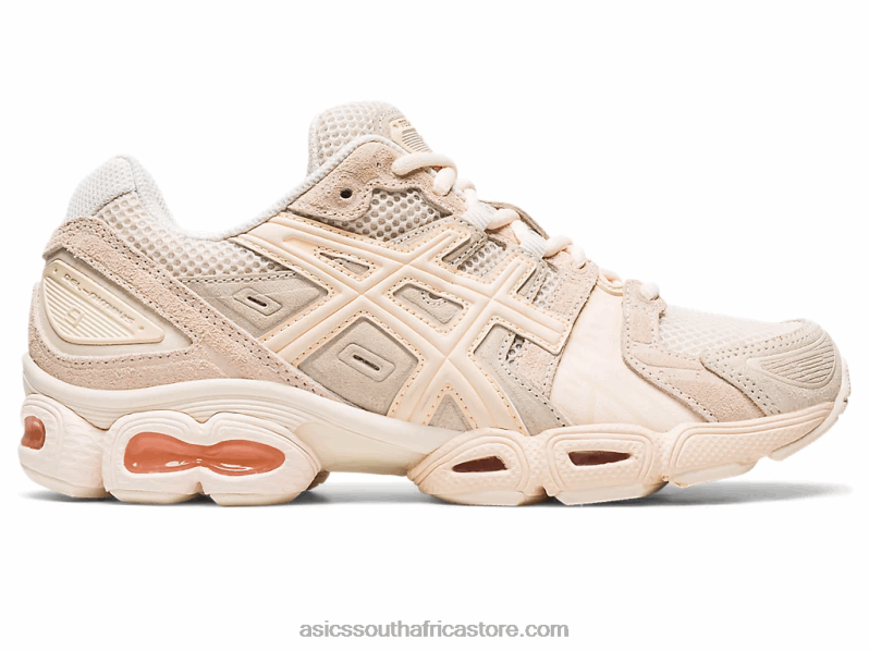 Women Asics Gel-Nimbus 9 LH4X02539 Oatmeal/White Peach