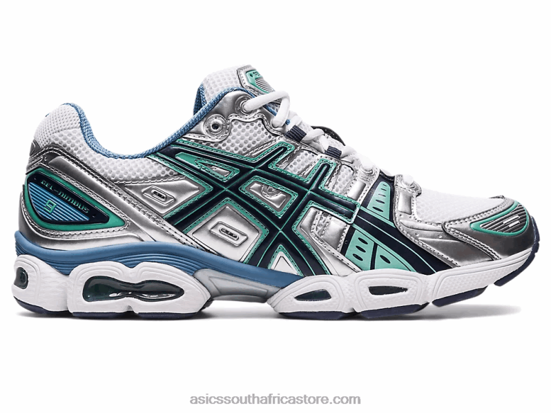 Women Asics Gel-Nimbus 9 LH4X0266 White/Pure Silver