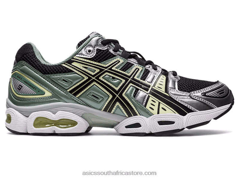 Women Asics Gel-Nimbus 9 LH4X0273 Black/Pure Silver