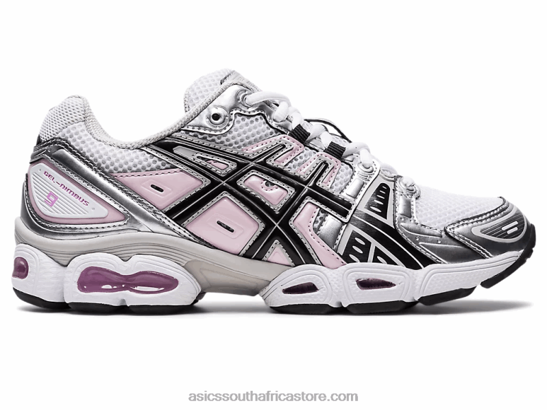 Women Asics Gel-Nimbus 9 LH4X02931 White/Black
