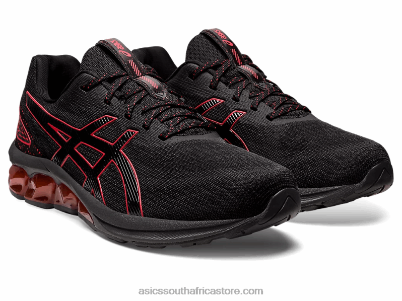 Women Asics Gel-Quantum 180 VII LH4X0742 Black/Red Alert