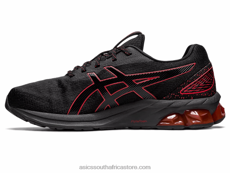 Women Asics Gel-Quantum 180 VII LH4X0742 Black/Red Alert