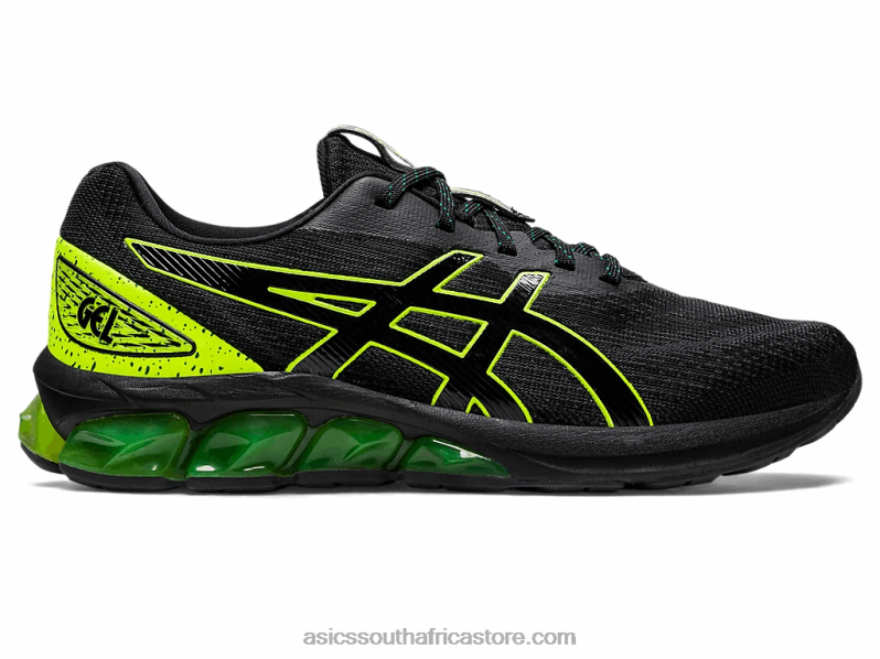 Women Asics Gel-Quantum 180 VII LH4X0816 Black/Safety Yellow