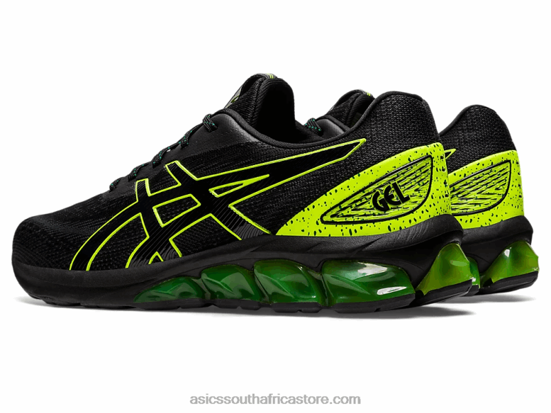 Women Asics Gel-Quantum 180 VII LH4X0816 Black/Safety Yellow