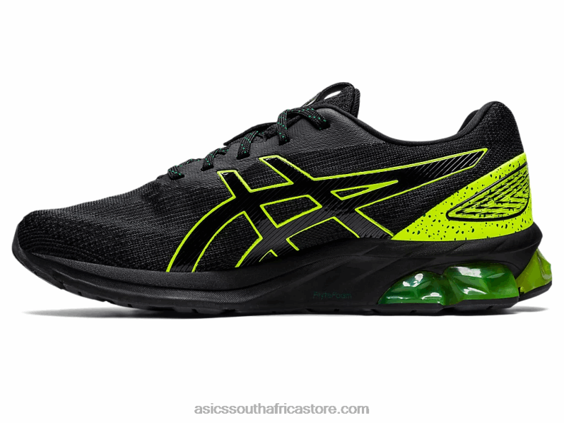 Women Asics Gel-Quantum 180 VII LH4X0816 Black/Safety Yellow