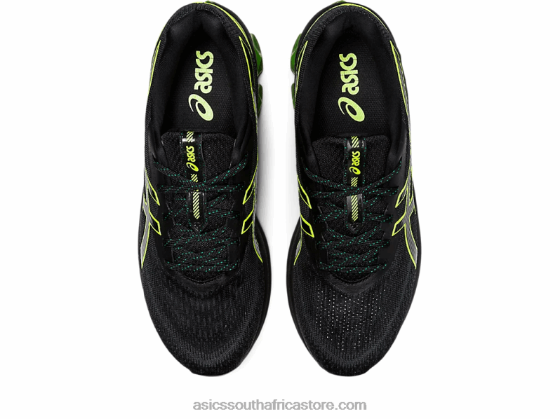 Women Asics Gel-Quantum 180 VII LH4X0816 Black/Safety Yellow