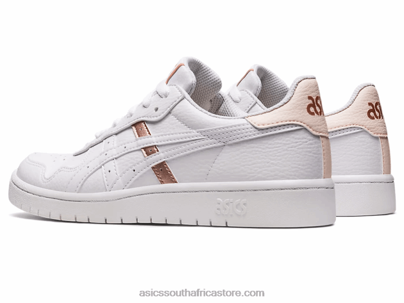 Women Asics Japan S LH4X02608 White/Rose Gold
