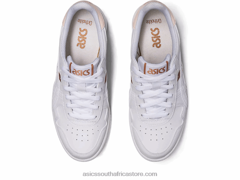 Women Asics Japan S LH4X02608 White/Rose Gold