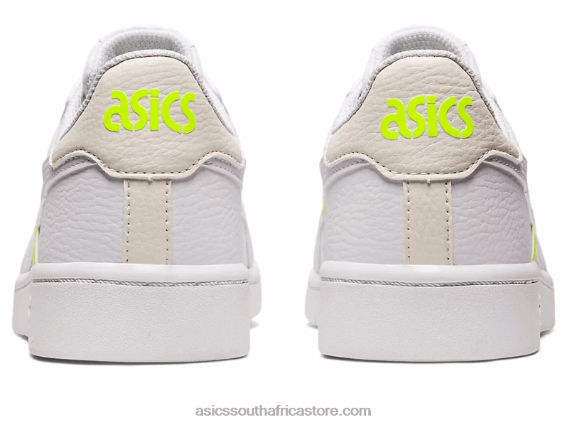 Women Asics Japan S LH4X02634 White/Safety Yellow