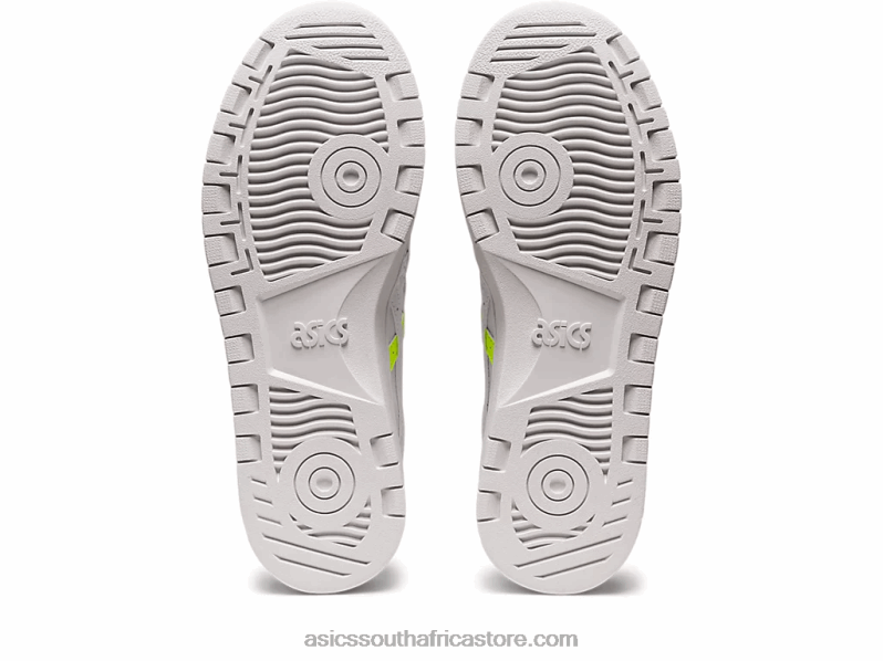 Women Asics Japan S LH4X02634 White/Safety Yellow